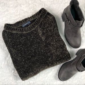 Zara Knit Crop Distressed Sweater